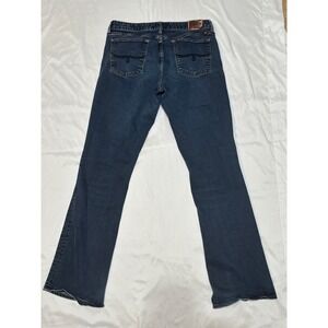 Lucky Brand Leyla Bootcut Jeans Womens 12/31L Dark Wash Denim Blue Mid Rise